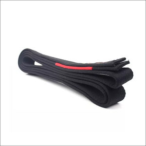 Cinturón de Competición de Karate BJJ con Logotipo de Equipo Personalizado en Varios Colores, Artes Marciales, Talla Grande para Hombre, 100% Algodón, 4 cm de Grosor, Etiqueta Personalizada - Product Image 4