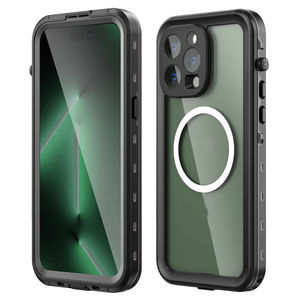 Pour iPhone 15 <span class=keywords><strong>14</strong></span> 13 12 Étui de téléphone étanche sous-marin pour iPhone 15 Pro Étui de protection étanche à 360 degrés - Product Image 4
