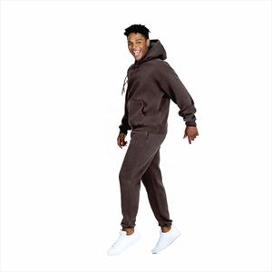 Conjunto Deportivo de Alta Calidad para Hombre, Sudadera con Capucha y Pantalones Deportivos Anchos de Algodón Grueso, Estampado Digital, Venta al Por Mayor - Product Image 2