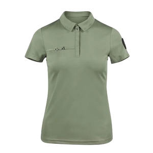 Nueva llegada transpirable montar camisa de manga corta fabricantes ecuestres caballo espectáculo Polo camisa - Product Image 1