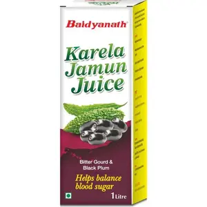 Saf ve bitkisel takviyeler Baidyanath Karela Jamun suyu hindistan'dan 1 litre ambalaj sağlık takviyeleri