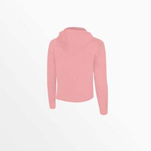 Women's <b>Sherpa</b> <b>Lined</b> Cropped Pullover <b>Hoodie</b> - Trendy and Warm Fleece Sweatshirt - Perfect for Everyday Use - Product Image 2