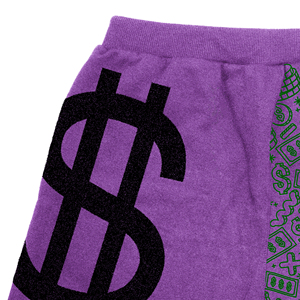 Shorts de jogging pour hommes style urbain avec logo personnalisé sur le devant, en toile écologique 100 % polyester, respirant, séchage rapide, coupe-vent - Product Image 5