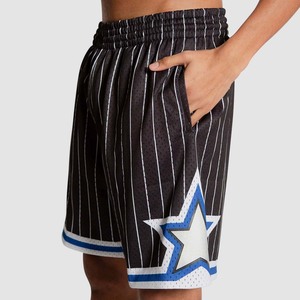 Pantalones Cortos de Baloncesto Personalizados de Malla Doble de Poliéster en Blanco para Hombre, Pantalones Cortos de Baloncesto de Alta Calidad - Product Image 3