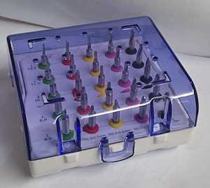 Kit de Fresas Cónicas para Implantes Dentales para la Preparación del Sitio del Implante - Product Image 1
