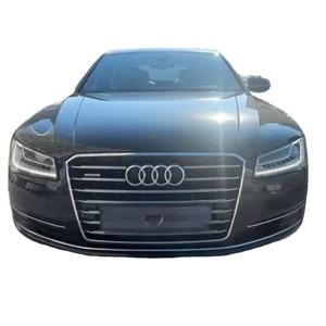 Audi A8 50 TFSI 4.5L V6 d'occasion automatique à traction intégrale avec sièges en cuir, intérieur foncé, essence, toit ouvrant panoramique, caméra de recul 360° - Product Image 1