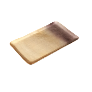 Bandeja Rectangular de Metal con Diseño de Flores Doradas de Lujo, Estilo Árabe, para Servir en Bodas, Hoteles y Restaurantes, en Oferta - Product Image 2