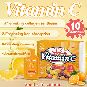 Bebida de Vitamina C Líquida DUOZI con Certificación HALAL, Suplemento Dietético Vegano Orgánico con Antioxidantes, Refuerzo Inmunológico y Colágeno - Product Image 3