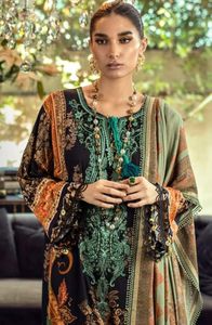 Robe de soirée musulmane brodée à manches longues pour femmes, tenue de mariage, de fête, punk, salwar, kameez, Kurti - Product Image 5