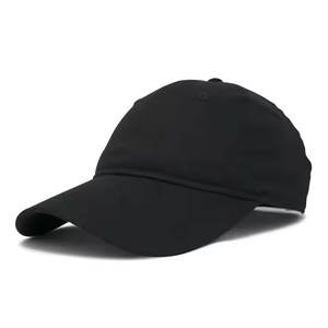Customized Logo <b>Black</b> Unisex 100% Cotton Baseball Cap Solid color Plain Blank Corduroy Baseball Caps - Product Image 1