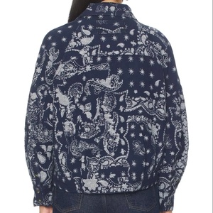 Camisa Casual de Punto Jacquard 100% Algodón para Mujer, Diseño Nuevo 2026, Corte Holgado, Bolsillos Delanteros con Solapa, Precio de Descuento al por Mayor OEM - Product Image 3