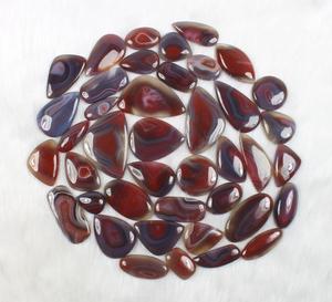 Piedra preciosa de ágata de Montana roja, venta al por mayor, cabujones de ágata de Montana roja para hacer joyas, piedra preciosa a granel, suministro de joyería de ágata de Montana - Product Image 4