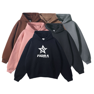 Sweat à capuche oversize unisexe en polaire épaisse pour homme, personnalisable avec logo, anti-boulochage, haute qualité, avec service OEM - Product Image 1