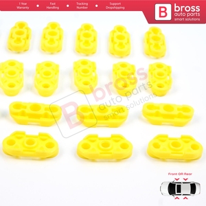BWR19-2 20 Piezas Clips Guía para Elevalunas para Pontiac Oldsmobile Impala Cadillac GM Saab 20369894 20369895 Hecho en Turquía - Product Image 5