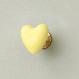 Boutons de tiroir en céramique jaune de qualité supérieure faits à la main de qualité supérieure poignées de porte de placard de cuisine prix bon marché - Product Image 3