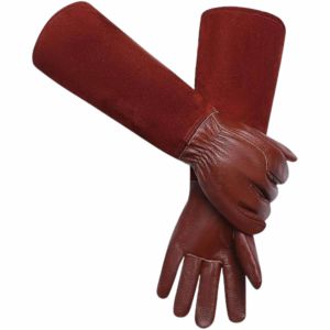 Gants de soudage TIG en cuir de chèvre et de vache de haute performance, résistants à l'abrasion et à la chaleur pour la sécurité - Product Image 1