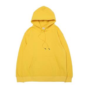 Sudadera con capucha negra unisex de alta calidad 300GSM French Terry Boxy Pullover de gran tamaño pesado OEM servicio al por mayor cuello con capucha - Product Image 5