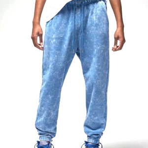 Latest Style Custom Design Acid Wash <b>Trousers</b> For Adult OEM Services Made In High Quality Acid Wash <b>Trousers</b> - Product Image 1