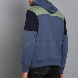 Sudadera con Capucha para Hombre, 100% Algodón, Personalizable al por Mayor, de Alta Calidad, Corte Ajustado, Básica, con Media Cremallera, 2026 - Product Image 6