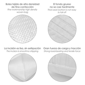 Sac de construction en raphia 50x80 cm - Product Image 3