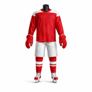 Meilleures ventes : Ensembles d'uniformes de hockey sur glace pour hommes adultes, respirants, durables, avec logo personnalisé, tenues d'équipe, prix de gros - Product Image 1