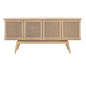 ตู้วางทีวี4ลิ้นชักทำจากไม้มะม่วงเนื้อแข็งดีไซน์โบราณหรูหราสำหรับบ้านไร่ห้องนอนเฟอร์นิเจอร์จำนวนมาก - Product Image 1