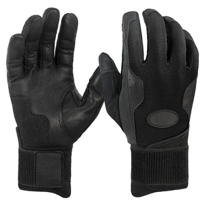 Guantes de Bateo de Béisbol de Cuero Antideslizantes de Primera Calidad OEM, Transpirables y Duraderos para Adultos, Cierre de Gancho y Bucle Ambidiestro - Product Image 1