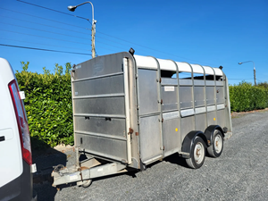 High Capacity 12ft x 6ft Livestock <b>Trailer</b> <b>Tractor</b> Farming Use Heavy Duty Rear Transport Wagon Strong Build New for sale - Product Image 3