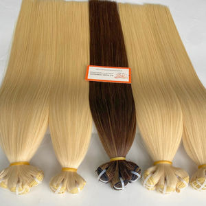 Vietnamese Unprocessed <b>Remy</b> <b>Hair</b> <b>Extensions</b> 100g/bundle Straight Human <b>Hair</b> Customized Color Double Machine Weft High Quality - Product Image 5