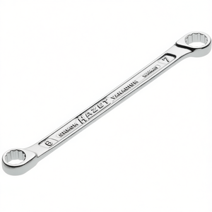 Llave de doble boca ergonómica Hazet de 12 puntos exteriores con cabezales desviados y perfil de tracción para un agarre cómodo - Product Image 3