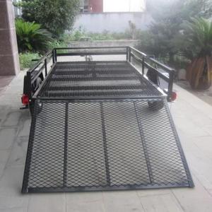 Semi-remorque à plateau plat de 40 pieds, 60 pieds, 2-3 tonnes, taille personnalisable, 3/4/5 essieux, remorque à benne basculante utilitaire de qualité supérieure - Product Image 1