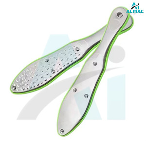 ALMAC Top Sell Alta calidad Negro Blanco Pie Raspador Pedicura Cuidado DE LOS PIES Salón Personal Talón Pie Lima - Product Image 1