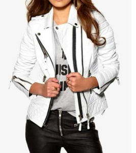 High Quality Winter Knitted <b>Women</b> Leather <b>Jacket</b> Customized Logo Eco-Friendly <b>Lightweight</b> Outdoor Best Selling Wholesale - Product Image 5