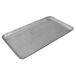 Plateau de service en métal écologique avec poignée de forme rectangulaire pour hôtel et restaurant pour les mariages et les fêtes - Product Image 5
