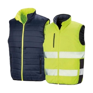 GILET ปลอกแบบนิ่มสีเหลืองกองทัพเรือไฮวิซปลอดภัย - Product Image 1