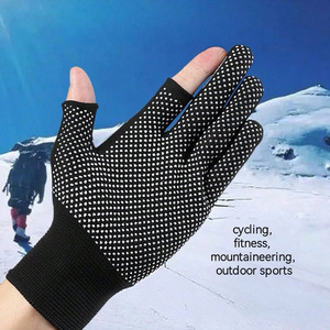 Gants en coton robuste à pois avec logo personnalisé poignée durable paume confortable pour l'entrepôt de jardinage et la manipulation générale - Product Image 5