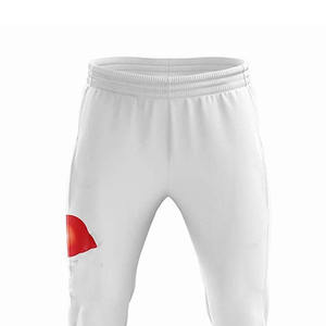 Ensemble polo et pantalon de survêtement personnalisé, sublimé, durable, antibactérien, design blanc et rouge, respirant, séchage rapide, uniforme d'équipe, vêtements de sport - Product Image 6