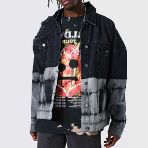 Chaqueta vaquera con logotipo personalizado directo de fábrica para hombre, vaquera cómoda de manga larga de calidad superior para invierno, algodón 100% - Product Image 3