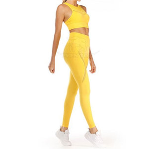 Ensemble de yoga haute performance pour femmes, vente directe d'usine, ensemble de yoga en gros, ensemble de yoga sans couture à faible MOQ - Product Image 4