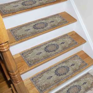 Medallion Printed Rug, Modern Machine Washable Pet Friendly Design,Step Rug - Product Image 4