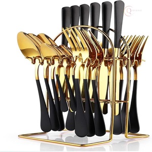 Juego de Cubiertos Moderno y Ecológico para Hotel, Cafetería, Fiestas y Cenas |   Cubiertos de Acero Inoxidable Duraderos - Product Image 6