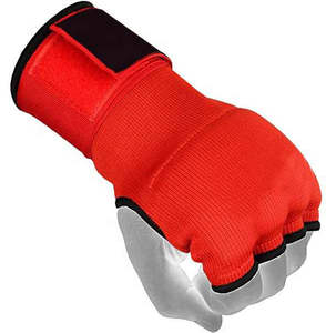 Gants de boxe personnalisés en cuir avec rembourrage en gel et fermeture pour la boxe et le cyclisme - Bandes de compression pour les mains - Product Image 2
