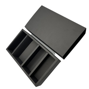 Hot selling thickened solid brown express shipping boxes folders with embossed magnetic closure rectangular - Product Image 5