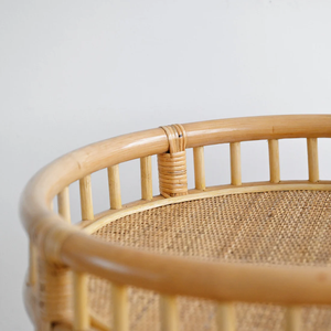 Best Price Wholesale Handwoven Rattan Bar Cart - Elegant Drink Serving <b>Trolley</b> for <b>Hotels</b> & Restaurants - Product Image 6