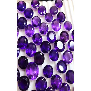 43 Pcs of Natural Amethyst 14mm to 16mm Oval Cut 404 Cts Lot Iroc Sales High Quality Amethyst Facet Loose Gemstone for <b>Jewellery</b> - Product Image 1
