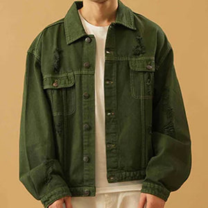 New Arrival Stylish <b>Denim</b> Jacket For Man Made With High Quality <b>Material</b> Available In Reasonable Prices Custom Logo - Product Image 6