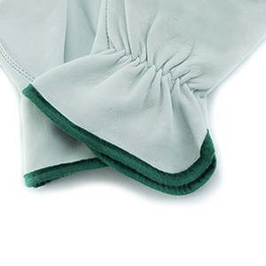 Gants de travail en cuir de vache fendu à usage intensif de couleur personnalisée Protection des mains Gants de sécurité pour l'extérieur et la pêche Vente - Product Image 4