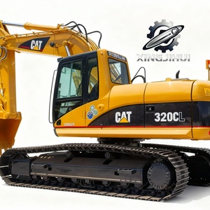 Excavatrice Caterpillar320CL d'occasion, marque japonaise d'origine, 20 tonnes, excavatrice de taille moyenne, excavatrice à chenilles en caoutchouc - Product Image 1