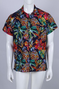 Customized 100% Polyester fashion casual digital printing small <b>floral</b> summer <b>shirt</b> printing <b>shirts</b> polyester <b>shirts</b> - Product Image 6