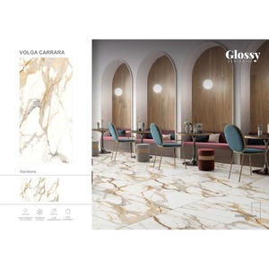 Carreaux aspect marbre poli 600x1200mm Salon 24x48in Maroc - Product Image 5